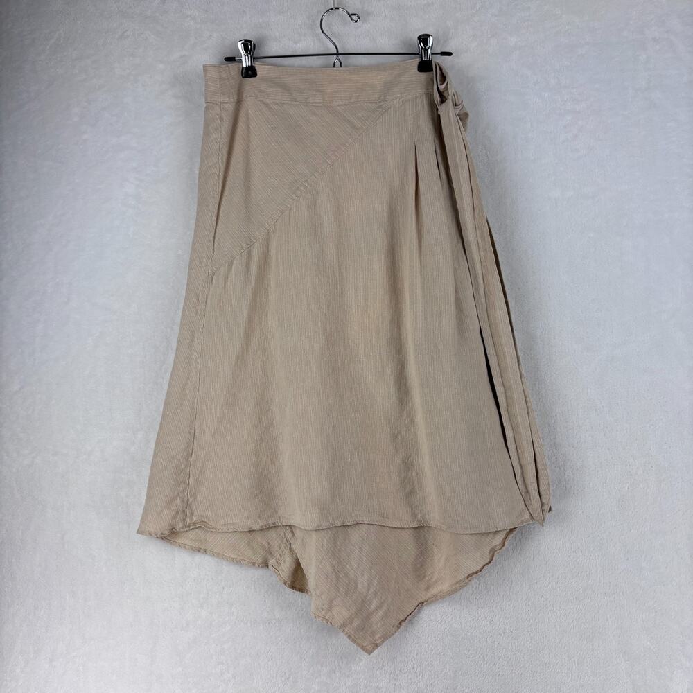 Patagonia Wrap Skirt Tan Medium Midi